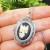 Медальон Камея Ангел хранитель Кулон с Камеей с Ангелом №4 antique silver