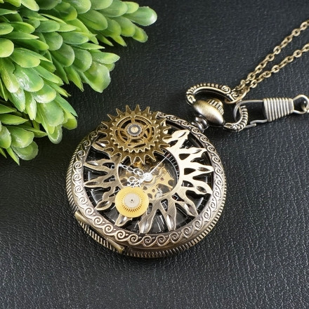 Часы Подвеска Карманные Механические Стимпанк Steampunk №10 Часы Подвеска Карманные Механические Стимпанк Steampunk №10