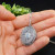 Медальон Кулон Камея Русалка Русалочка Голубой Бирюзовый silver