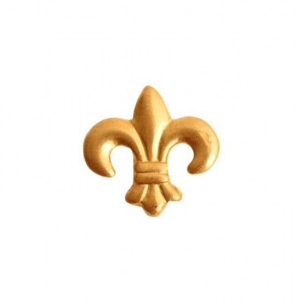 Штамп Флёр-де-Лис Fleur de Lis Геральдическая Лилия 7мм, латунь