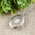 Медальон Инталия Камея Дама Радужная из стекла antique silver