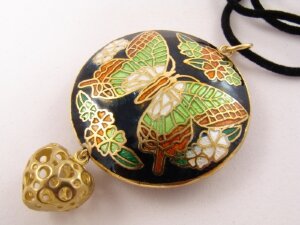 Подвеска Бабочка витражная